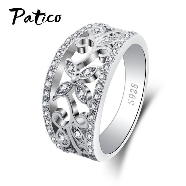 cluster rings elegant vintage flower hollow design cubic zirconia 925 sterling silver for female wholesale price birthday gifts, Golden;silver
cluster rings elegant vintage flower hollow design cubic zirconia 925 sterling silver for female wholesale price birthday gifts, Golden;silver