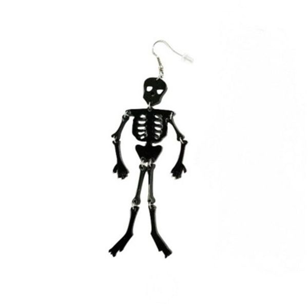 dangle & chandelier halloween earrings acrylic gold skeleton skull earring for women girls holiday jewelry gift 95mm x 33mm, 1 pair, Silver
dangle & chandelier halloween earrings acrylic gold skeleton skull earring for women girls holiday jewelry gift 95mm x 33mm, 1 pair, Silver