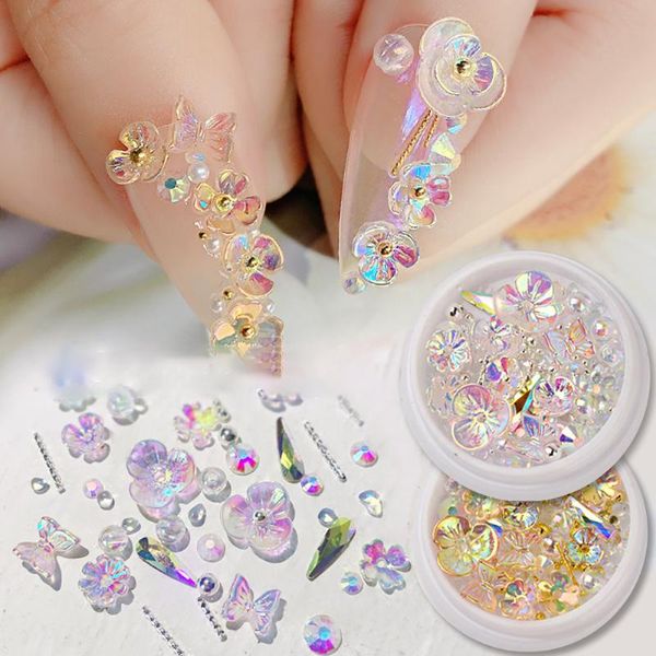 nail art decorations 1 box shiny rhinestone fashion diy butterfly shell rivets buds decor 3d manicure diamond gem glitter tool, Silver;gold
nail art decorations 1 box shiny rhinestone fashion diy butterfly shell rivets buds decor 3d manicure diamond gem glitter tool, Silver;gold
