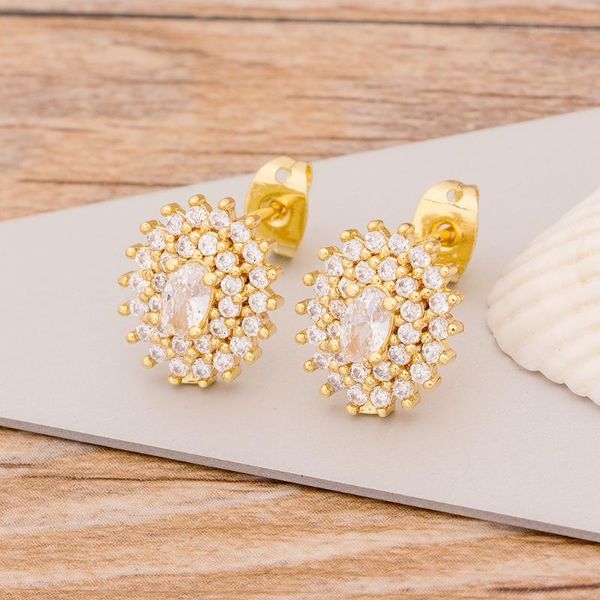 stud design female minimalist geometric copper zirconia earrings fashion square oval shape for women boho jewelry, Golden;silver
stud design female minimalist geometric copper zirconia earrings fashion square oval shape for women boho jewelry, Golden;silver