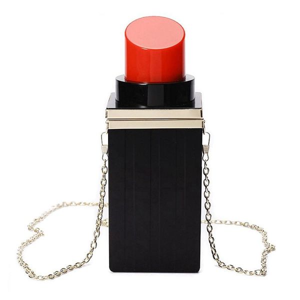 women acrylic black+red lipstick shape evening bags purses clutch vintage banquet handbag
women acrylic black+red lipstick shape evening bags purses clutch vintage banquet handbag