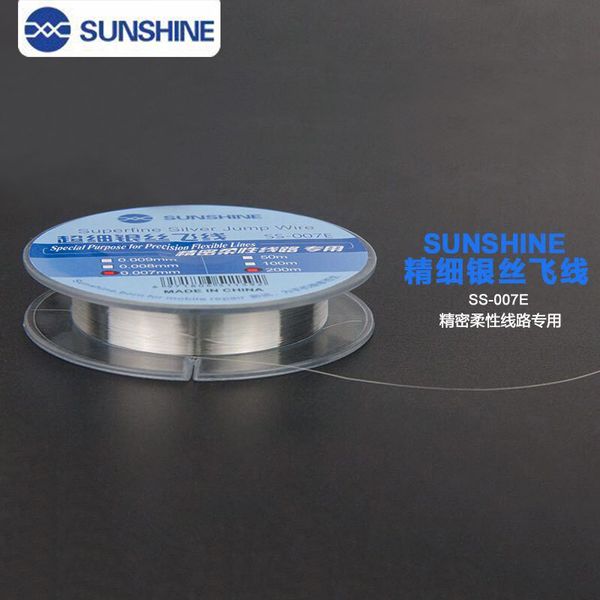 10pcs sunshine ss-007e flying line jump wire 0.007mm for mobile phone cpu fingerprint touch dedicated repair flying line
10pcs sunshine ss-007e flying line jump wire 0.007mm for mobile phone cpu fingerprint touch dedicated repair flying line