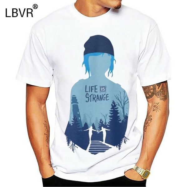 новый! life is strange men's white t-shirts s-3xl высокого качества tee shirt