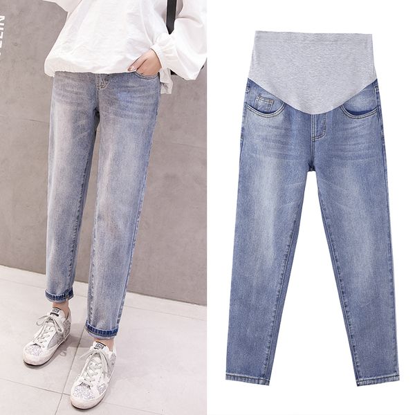 8801# autumn winter denim maternity straight jeans belly pants clothes for pregnant women thicken warm velvet pregnancy trousers, White
8801# autumn winter denim maternity straight jeans belly pants clothes for pregnant women thicken warm velvet pregnancy trousers, White