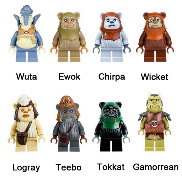 space war wuta ewok chirpa wicket logray teebo tokkat gamorrean mini action figure building blocks toy
space war wuta ewok chirpa wicket logray teebo tokkat gamorrean mini action figure building blocks toy
