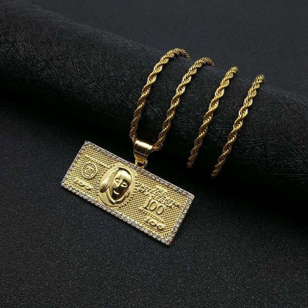 stainless steel one hundred us dollar hip hop crystal pendant necklace paper dollar necklaces jewelry gift with 60cm chain, Silver
stainless steel one hundred us dollar hip hop crystal pendant necklace paper dollar necklaces jewelry gift with 60cm chain, Silver