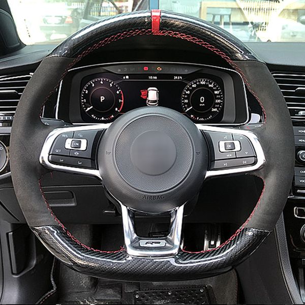 carbon fiber black suede car steering wheel cover for volkswagen golf 7 gti golf r mk7 polo scirocco 2015 2016
carbon fiber black suede car steering wheel cover for volkswagen golf 7 gti golf r mk7 polo scirocco 2015 2016