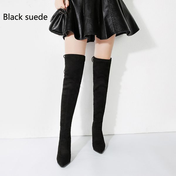 женские сапоги более-колено остроконечного-toe suede площадь каблук надевание sexy club обуви платье дама сапоги 2020 осень зима новый, Black
женские сапоги более-колено остроконечного-toe suede площадь каблук надевание sexy club обуви платье дама сапоги 2020 осень зима новый, Black