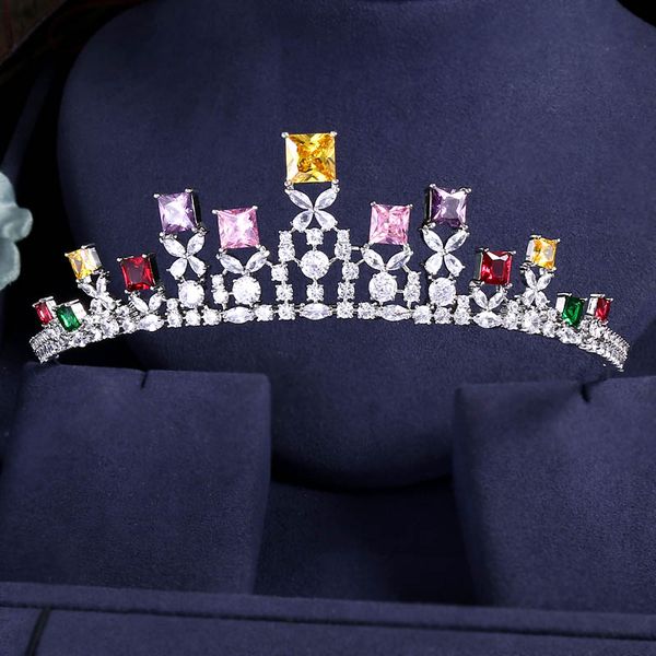 janekelly multi crown wedding headpieces with cube zircon wholesale bridal hair accessories headdress bridal hair tiaras, Golden;silver
janekelly multi crown wedding headpieces with cube zircon wholesale bridal hair accessories headdress bridal hair tiaras, Golden;silver