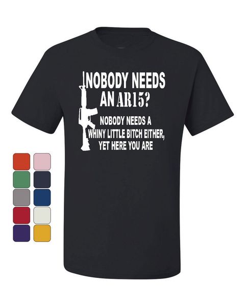 nobody needs an ar15 t-shirt funny political gun rights tee shirt more size and colors tee shirt
nobody needs an ar15 t-shirt funny political gun rights tee shirt more size and colors tee shirt