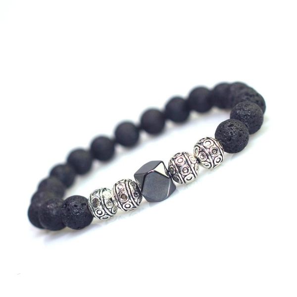 beaded, strands fashion men's beaded hematite bracelet frosted volcanic stone magnetic therapy jewelry, Black
beaded, strands fashion men's beaded hematite bracelet frosted volcanic stone magnetic therapy jewelry, Black