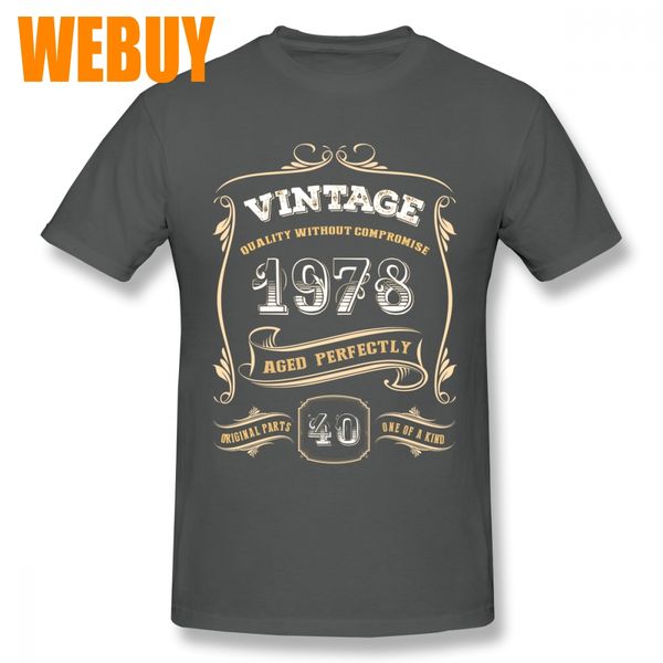 retro deisgn 40th birthday gift gold vintage 1978 aged perfectly tee shirt for man soft s-6xl big size camiseta 
retro deisgn 40th birthday gift gold vintage 1978 aged perfectly tee shirt for man soft s-6xl big size camiseta