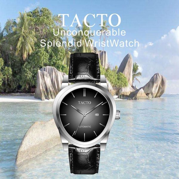 wristwatches tacto men watches unique classic limited edition mechanical automatic watch fashion sport 30m waterproof, Slivery;brown
wristwatches tacto men watches unique classic limited edition mechanical automatic watch fashion sport 30m waterproof, Slivery;brown