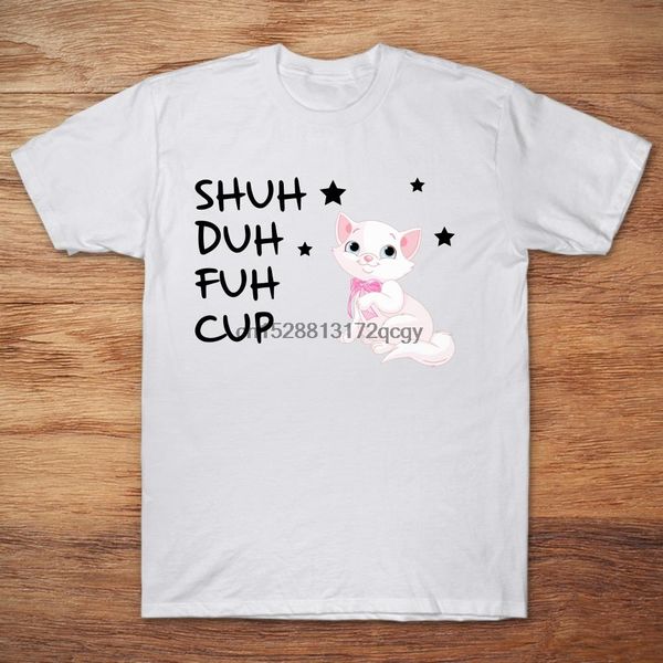 brand illustration of adorable white kitten shuh duh fuh cup t-shirt 2020 men short sleeve t-shirt
brand illustration of adorable white kitten shuh duh fuh cup t-shirt 2020 men short sleeve t-shirt