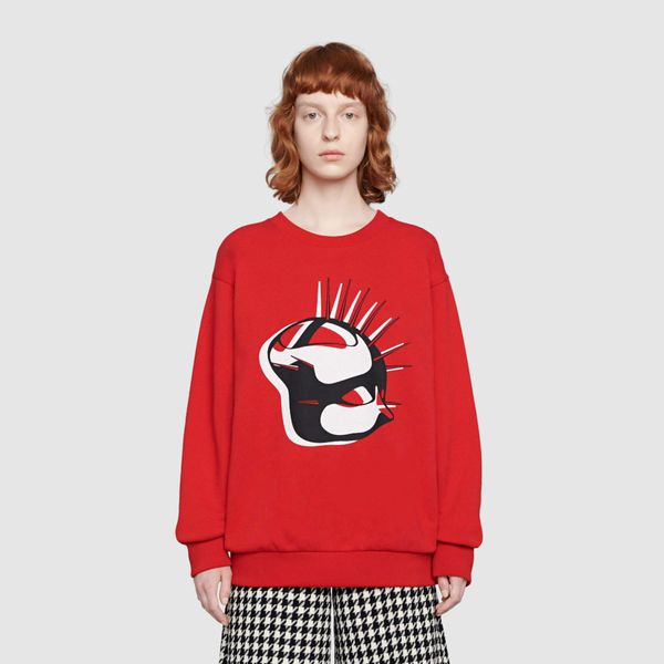 19FW Luxury European Hoodie Animal Print Logo Sweatshirt Fashion Cotton Crewneck Red Women Mens Designer Sweatshirt HFWPWY265
19FW Luxury European Hoodie Animal Print Logo Sweatshirt Fashion Cotton Crewneck Red Women Mens Designer Sweatshirt HFWPWY265