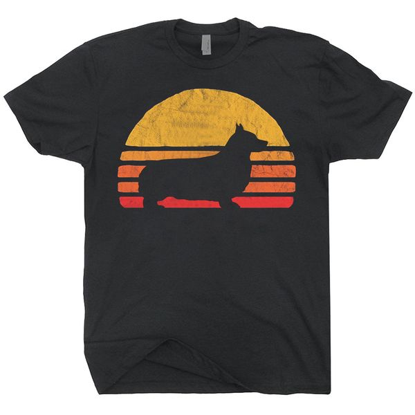 2019 fashion summer retro sun pembroke welsh corgi silhouette t-shirt for dog lovers tee shirt
2019 fashion summer retro sun pembroke welsh corgi silhouette t-shirt for dog lovers tee shirt