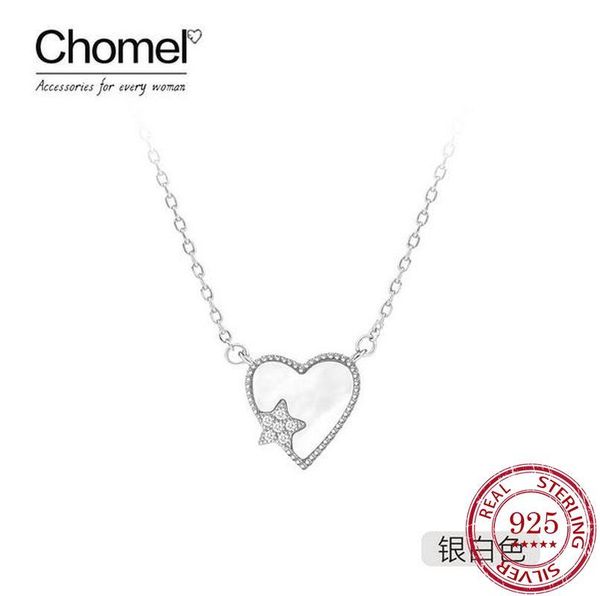 singapore chome lady necklace fritillary star love pendant clavicle chain fashion necklaces for women 2020 statement jewelry, Silver
singapore chome lady necklace fritillary star love pendant clavicle chain fashion necklaces for women 2020 statement jewelry, Silver