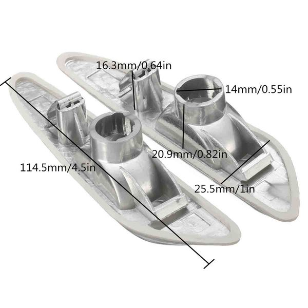 2pcs car side light shell led side marker turn signal light indicator for 3 series e46 01-05 x3 e83 03-11
2pcs car side light shell led side marker turn signal light indicator for 3 series e46 01-05 x3 e83 03-11