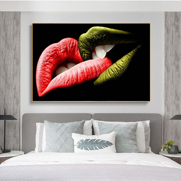 colorful lips kiss lovers posters and prints on canvas oil painting modern wall art picture for living room home decor
colorful lips kiss lovers posters and prints on canvas oil painting modern wall art picture for living room home decor