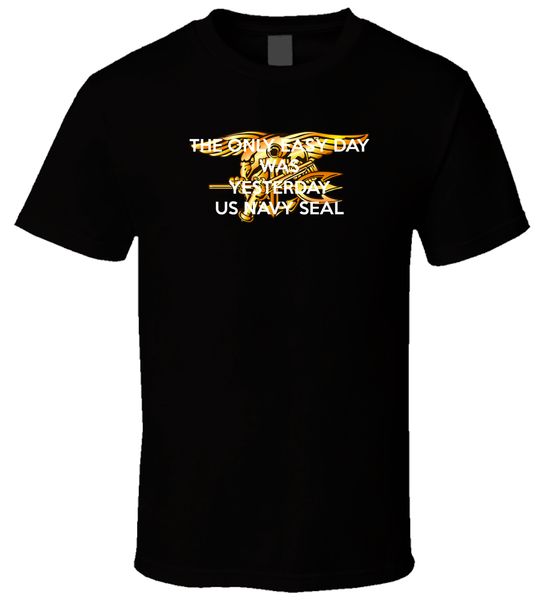 navy seal - easy was yesterday 2 men t shirt 
navy seal - easy was yesterday 2 men t shirt