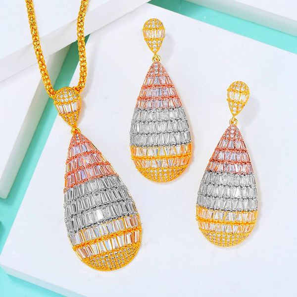 missvikki luxury crystal waterdrop pendant earrings necklace jewelry set new design fashion shiny gift women wedding, Silver
missvikki luxury crystal waterdrop pendant earrings necklace jewelry set new design fashion shiny gift women wedding, Silver
