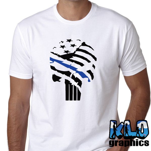 2019 fashion punisher flag thin blue line vinyl sticker om military veteran police100% cotton humor tee shirts
2019 fashion punisher flag thin blue line vinyl sticker om military veteran police100% cotton humor tee shirts
