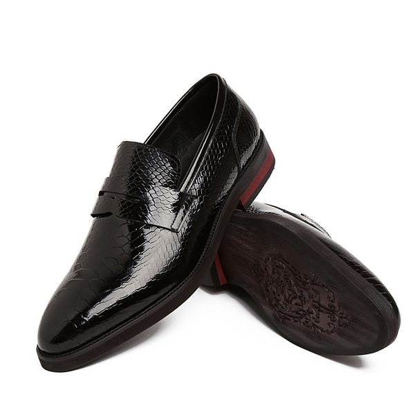 dress shoes men's leather oxfords formal wear work luxury genuine quality chaussure homme, Black
dress shoes men's leather oxfords formal wear work luxury genuine quality chaussure homme, Black