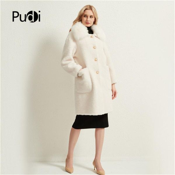 women's fur & faux pudi women real sheep coat jacket female winter warm natural collar jackets parka trench h99178, Black
women's fur & faux pudi women real sheep coat jacket female winter warm natural collar jackets parka trench h99178, Black