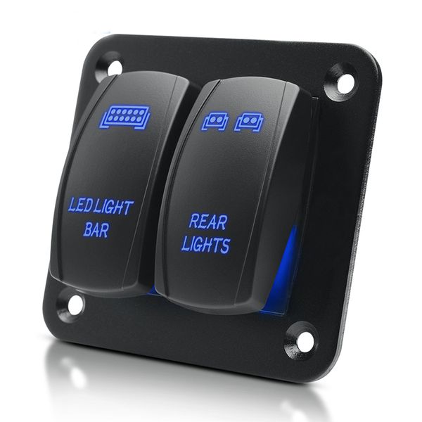 2 gang rocker switch panel 5 pin on/off toggle switch control panel with led light wiring harness for boat car atv utv
2 gang rocker switch panel 5 pin on/off toggle switch control panel with led light wiring harness for boat car atv utv