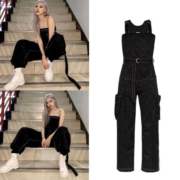 kpop seo yea ji women casual demin jumpsuit trousers jeans ladies streetwear fashion overalls rompers female hip hop pants, Blue
kpop seo yea ji women casual demin jumpsuit trousers jeans ladies streetwear fashion overalls rompers female hip hop pants, Blue