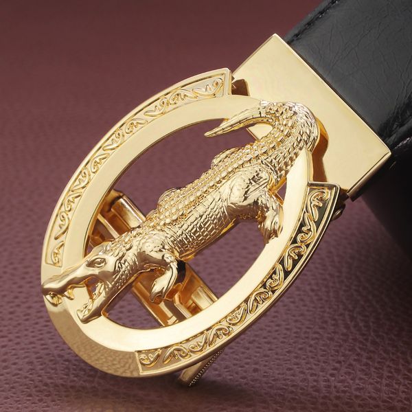 formal blue automatic buckle belt men designer genuine leather waist strap casual ceinture homme, Black;brown
formal blue automatic buckle belt men designer genuine leather waist strap casual ceinture homme, Black;brown