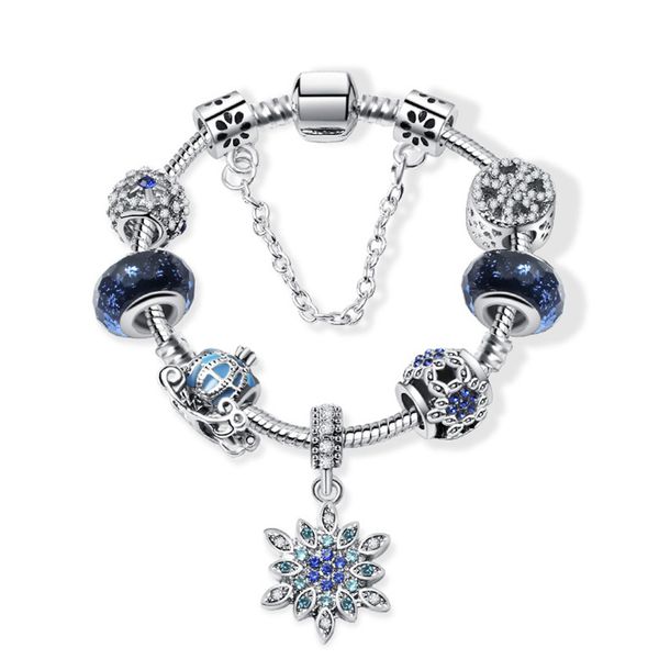 charm bracelets blue luxury diy crystal beads snake chain bangles silver plated for women friendship pulseras, Golden;silver
charm bracelets blue luxury diy crystal beads snake chain bangles silver plated for women friendship pulseras, Golden;silver