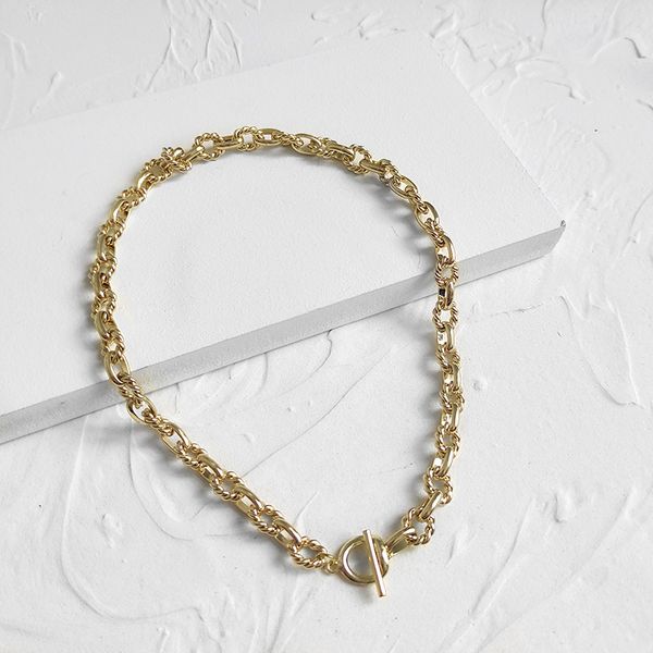 chokers peri'sbox gold color mixed twisted chain necklaces toggle clasp chunky rope for women circle statement necklace 2021, Golden;silver
chokers peri'sbox gold color mixed twisted chain necklaces toggle clasp chunky rope for women circle statement necklace 2021, Golden;silver