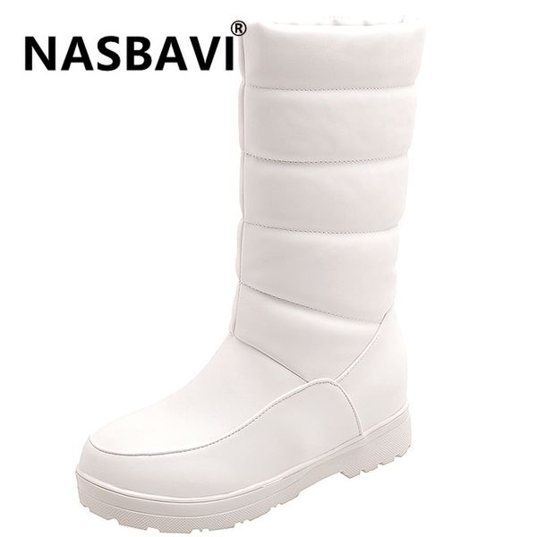 nasbavi 2020 new winter warm plush mid calf boots women comfy flat heel snow boots woman long snow shoes black pink white
nasbavi 2020 new winter warm plush mid calf boots women comfy flat heel snow boots woman long snow shoes black pink white