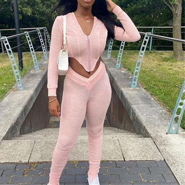 women's tracksuits elastic skinny fitness tracksuit two piece suit set women outfit fashion pink crop and legging pants streetwear, Gray
women's tracksuits elastic skinny fitness tracksuit two piece suit set women outfit fashion pink crop and legging pants streetwear, Gray