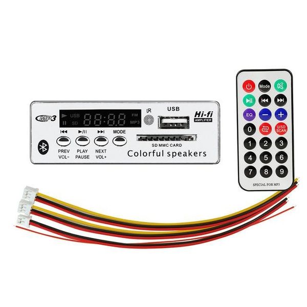 speaker accessories bt sd usb fm aux radio mp3 player integrated car usb bluetooth hands-mp3 decoder board module audio refitting
speaker accessories bt sd usb fm aux radio mp3 player integrated car usb bluetooth hands-mp3 decoder board module audio refitting