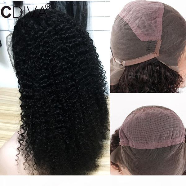 full lace frontal wig brazilian kinky curly human hair wigs pre plucked with baby hair 150 density remy lace front wigs hcdiva, Black
full lace frontal wig brazilian kinky curly human hair wigs pre plucked with baby hair 150 density remy lace front wigs hcdiva, Black