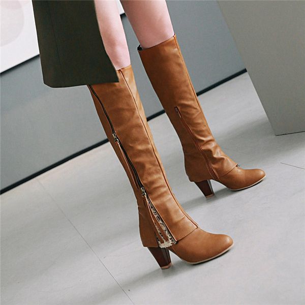 boots ymechic 2021 fashion western knee high ridding chunky heels long brown black tall ladies botas large size autumn shoes
boots ymechic 2021 fashion western knee high ridding chunky heels long brown black tall ladies botas large size autumn shoes