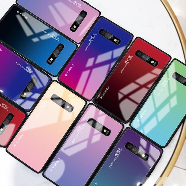 gradient tempered glass case for samsung galaxy s20 plus s20 ultra s10 s10e s10 plus s8 s9 note 10 pro 50pcs/lot 
gradient tempered glass case for samsung galaxy s20 plus s20 ultra s10 s10e s10 plus s8 s9 note 10 pro 50pcs/lot