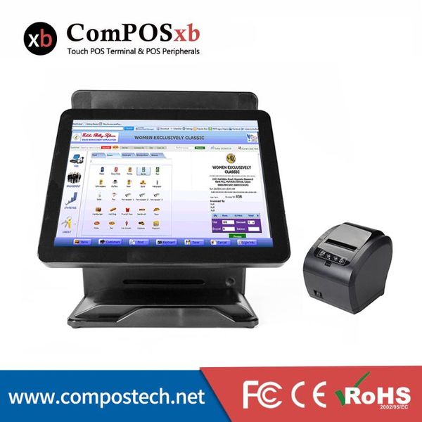 15 inch capacitive cash register restaurant point of sale touch terminal with printer
15 inch capacitive cash register restaurant point of sale touch terminal with printer