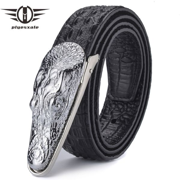 plyesxale leather belt men 2020 luxury crocodile belts men gold silver bronze metal buckle brand designer belts b8, Black;brown
plyesxale leather belt men 2020 luxury crocodile belts men gold silver bronze metal buckle brand designer belts b8, Black;brown