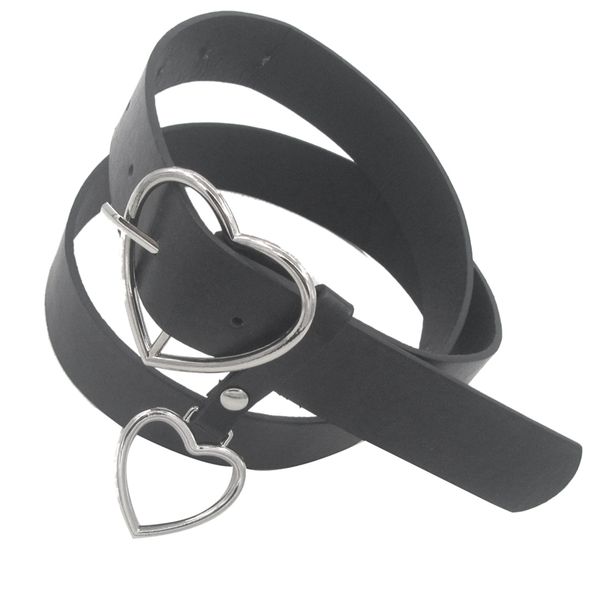 fashionable heart-shaped alloy buckle accessories belt wild leather metal women's assembly belt (silver, Black;brown 
fashionable heart-shaped alloy buckle accessories belt wild leather metal women's assembly belt (silver, Black;brown