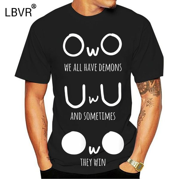uwu owo we all have demons and sometimes they win funny black t-shirt s-6xl funny tee shirt
uwu owo we all have demons and sometimes they win funny black t-shirt s-6xl funny tee shirt
