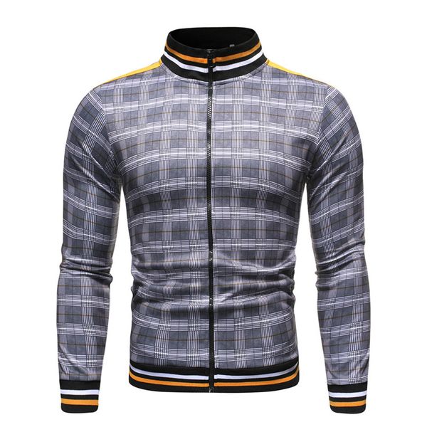 plaid jacket coat men baseball jacket spring casual fashion striped men streetwear chaqueta hombre, Black;brown
plaid jacket coat men baseball jacket spring casual fashion striped men streetwear chaqueta hombre, Black;brown