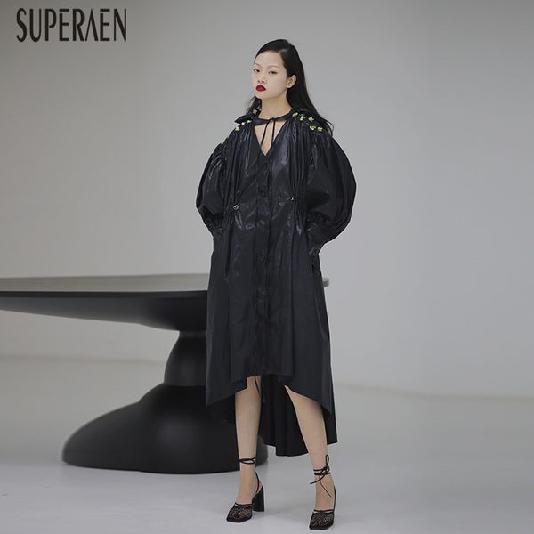 superaen new 2020 trench coat for women sequin solid color wild casual ladies windbreaker drawstring fashion women clothing, Tan;black
superaen new 2020 trench coat for women sequin solid color wild casual ladies windbreaker drawstring fashion women clothing, Tan;black