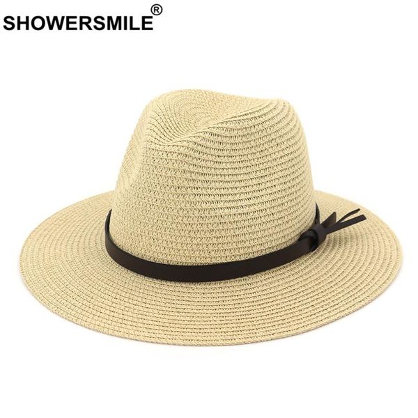 wide brim hats showersmile women sun beige paper straw panama hat female beach jazz cap summer classic ladies brand fedora caps, Blue;gray
wide brim hats showersmile women sun beige paper straw panama hat female beach jazz cap summer classic ladies brand fedora caps, Blue;gray