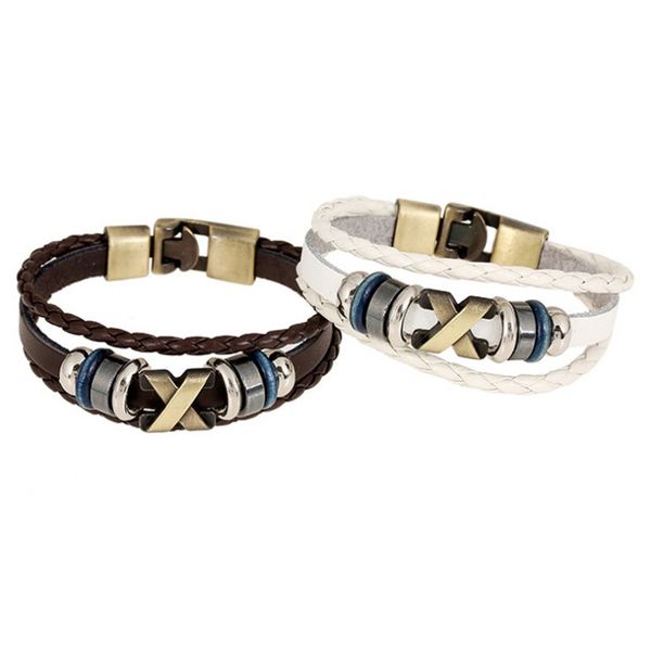 classic european and american leather men and women wild daily gift bracelet jewelry, Black
classic european and american leather men and women wild daily gift bracelet jewelry, Black