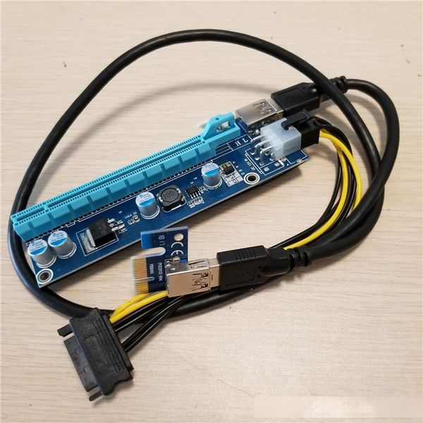 10 set pcie pci-e pci express riser 1x to 16x 6pin to sata power usb 3.0 cable 60cm for btc miner machine rig
10 set pcie pci-e pci express riser 1x to 16x 6pin to sata power usb 3.0 cable 60cm for btc miner machine rig
