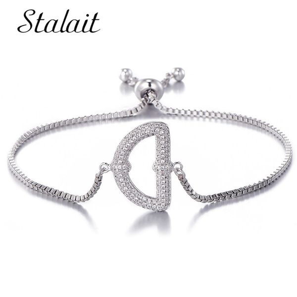 letter d adjustable slide cubic zirconia bracelet female crystal stone bracelets & bangles fashion jewelry bileklik, Black
letter d adjustable slide cubic zirconia bracelet female crystal stone bracelets & bangles fashion jewelry bileklik, Black