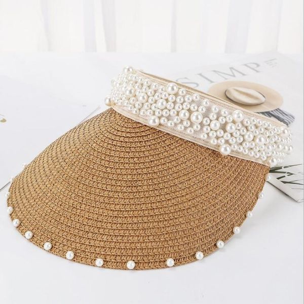 seioum pearls women summer hat female elegant pearl straw sun hat wide brim visor for girls beach hats fashion cap ladies, Blue;gray
seioum pearls women summer hat female elegant pearl straw sun hat wide brim visor for girls beach hats fashion cap ladies, Blue;gray